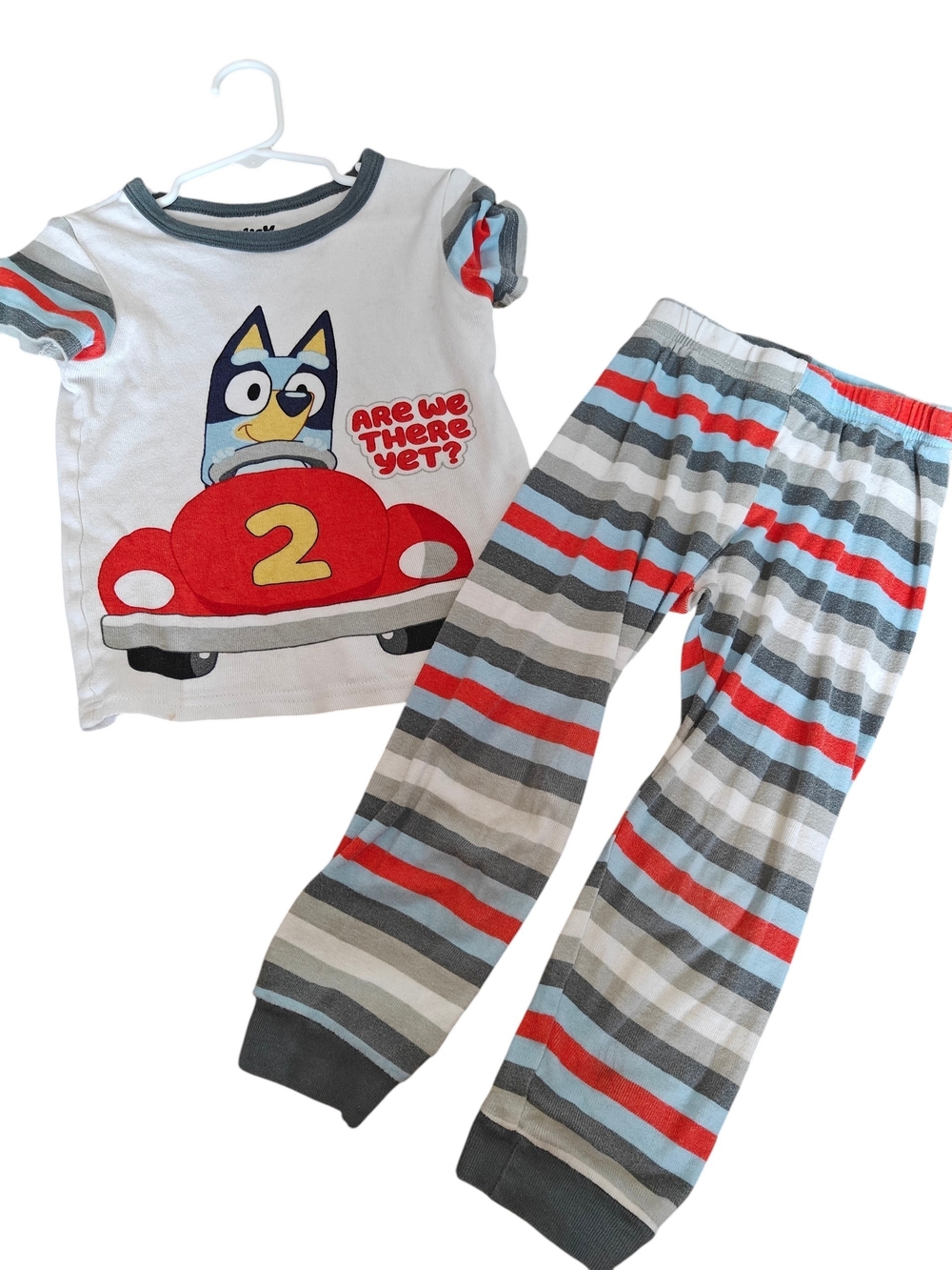 Toddler Bluey "Are We There Yet" Pajama Set 5T